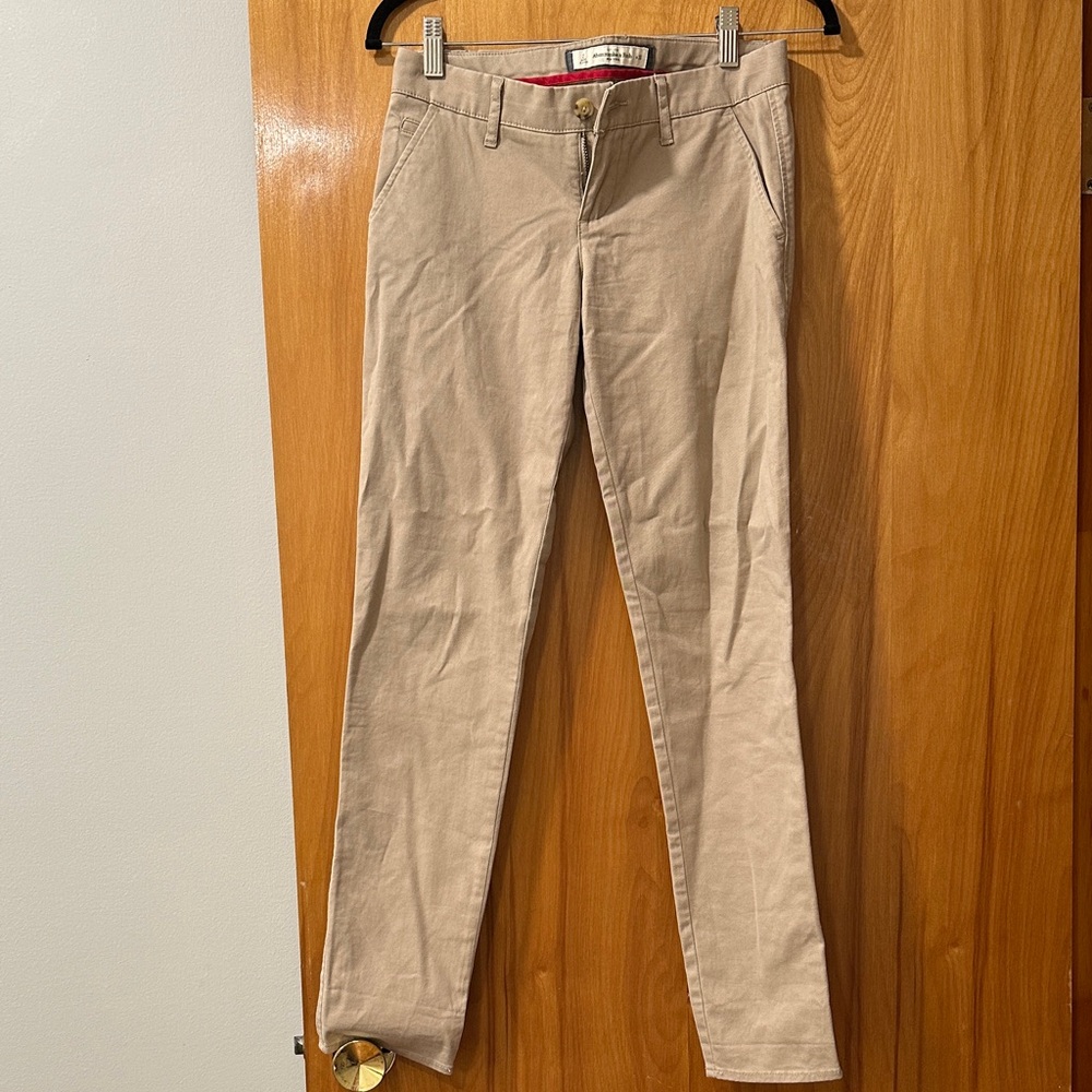Abercrombie & Fitch Beige Chinos